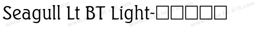 Seagull Lt BT Light字体转换